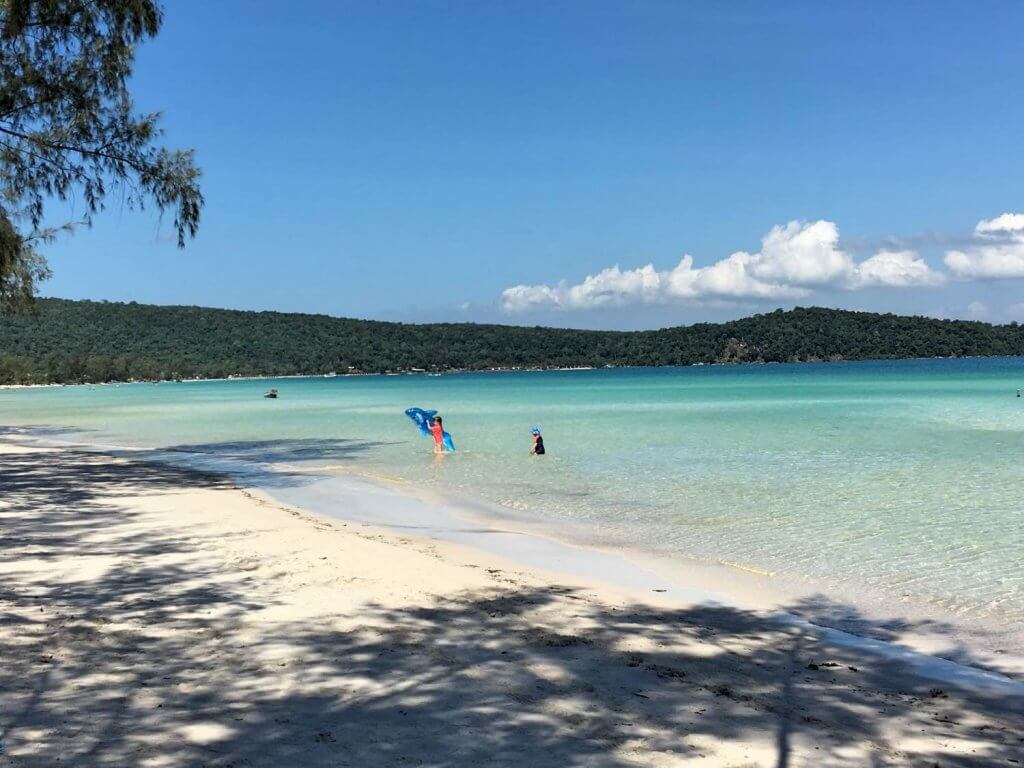 Koh Rong Saloem with kids