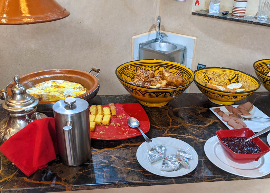 breakfast at Riad Africa