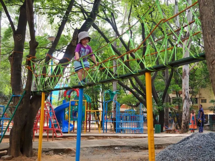 Playground, Bangalore with kids