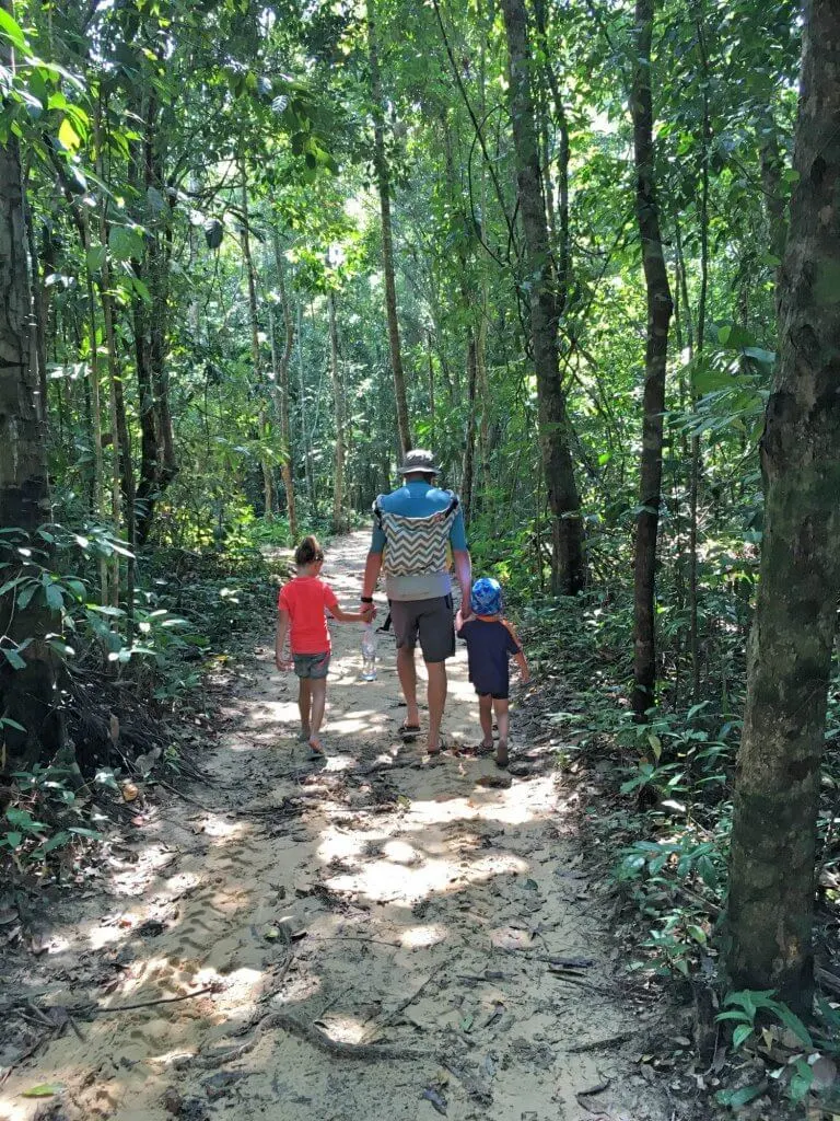 Koh Rong Saloem with kids