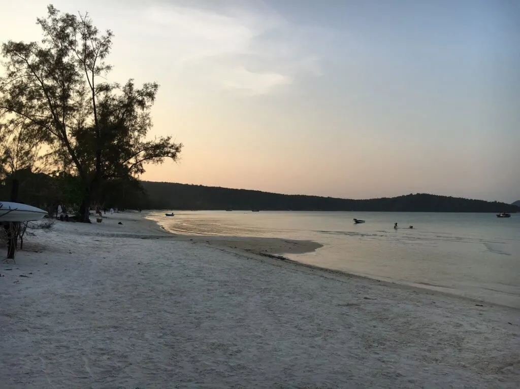 Koh Rong Saloem with kids