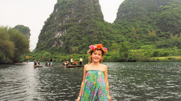 Yangshou with kids