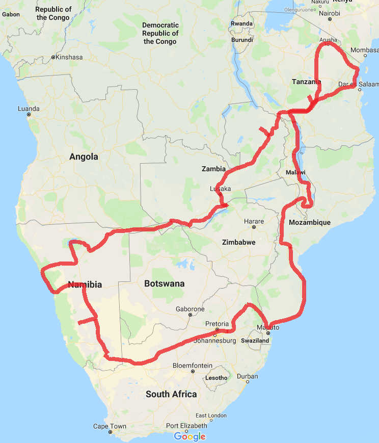 africa trip itinerary