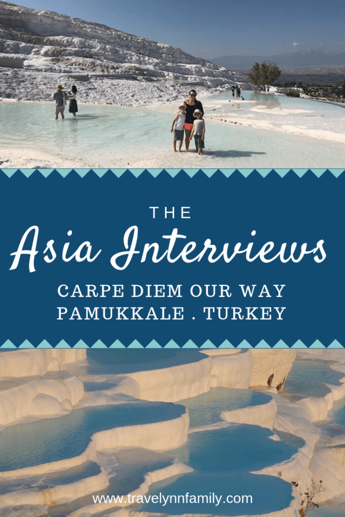 Pamukkale with kids