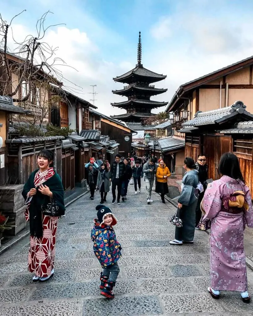 Kyoto with kids