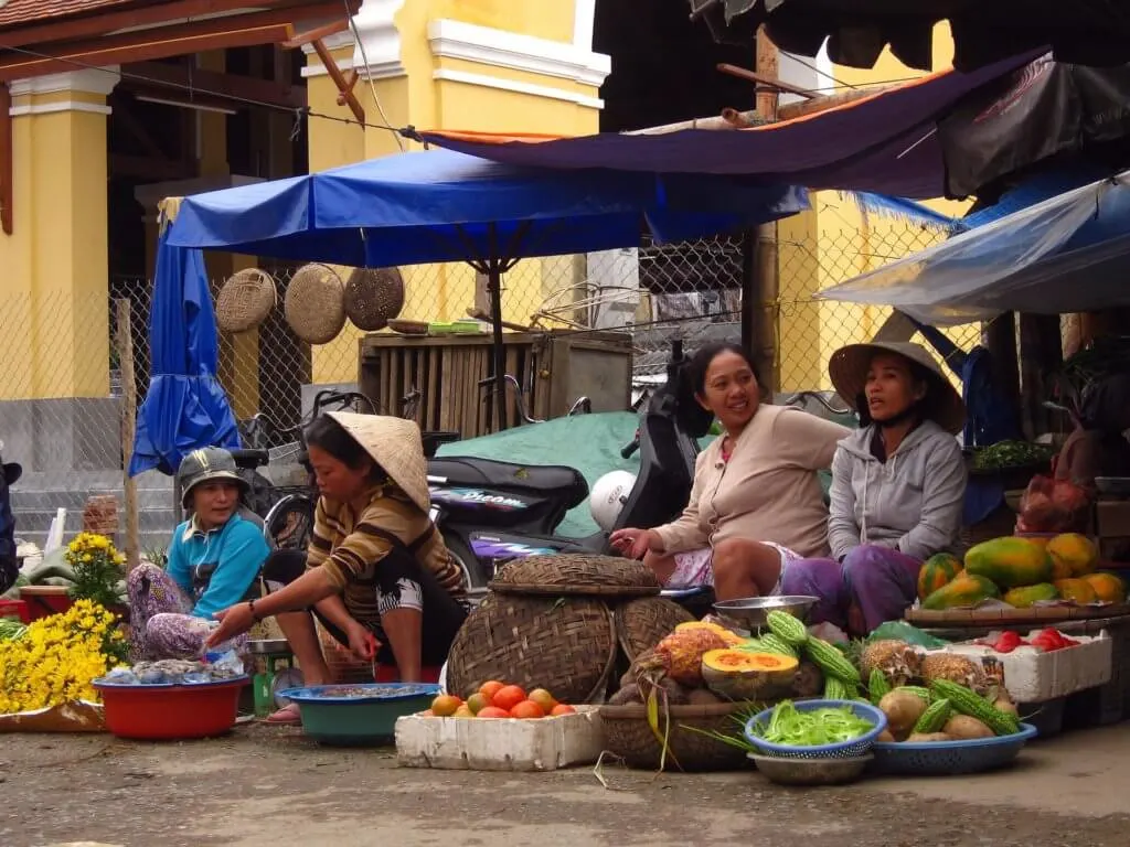 Vietnam street market