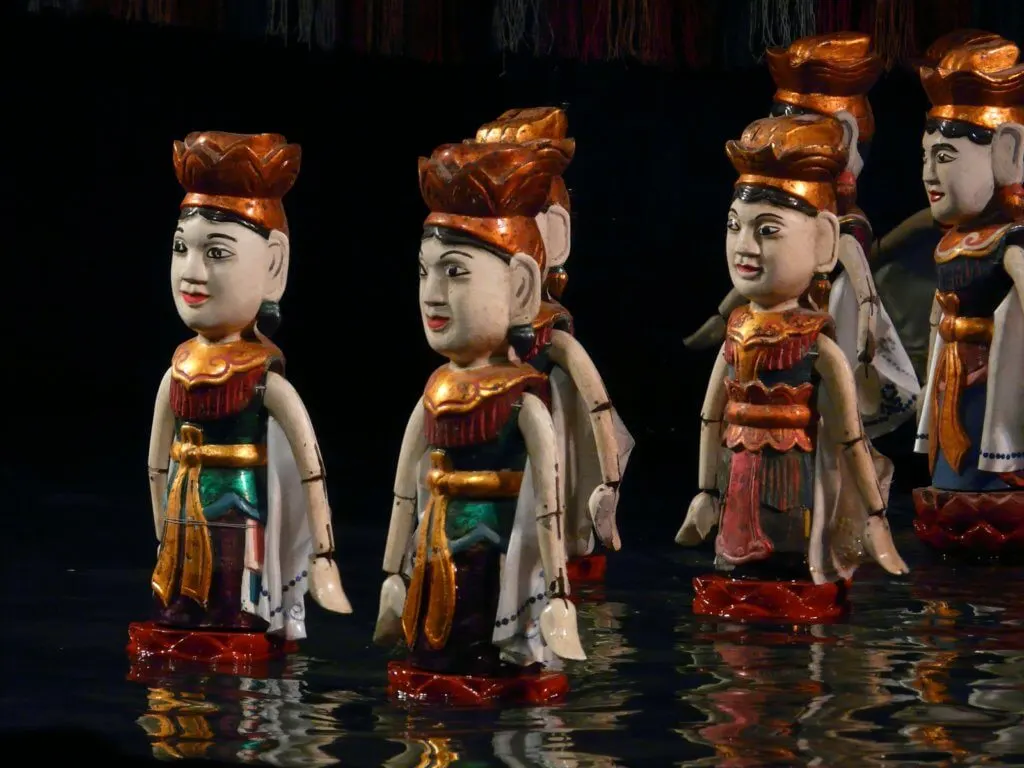 water puppets in Vietnam