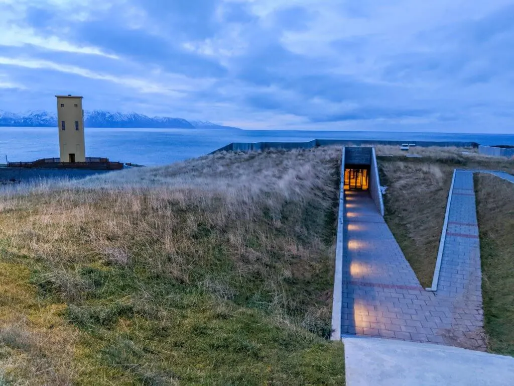 entrance to GeoSpa Husavik