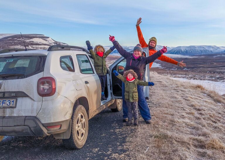 family on North Iceland itinerary
