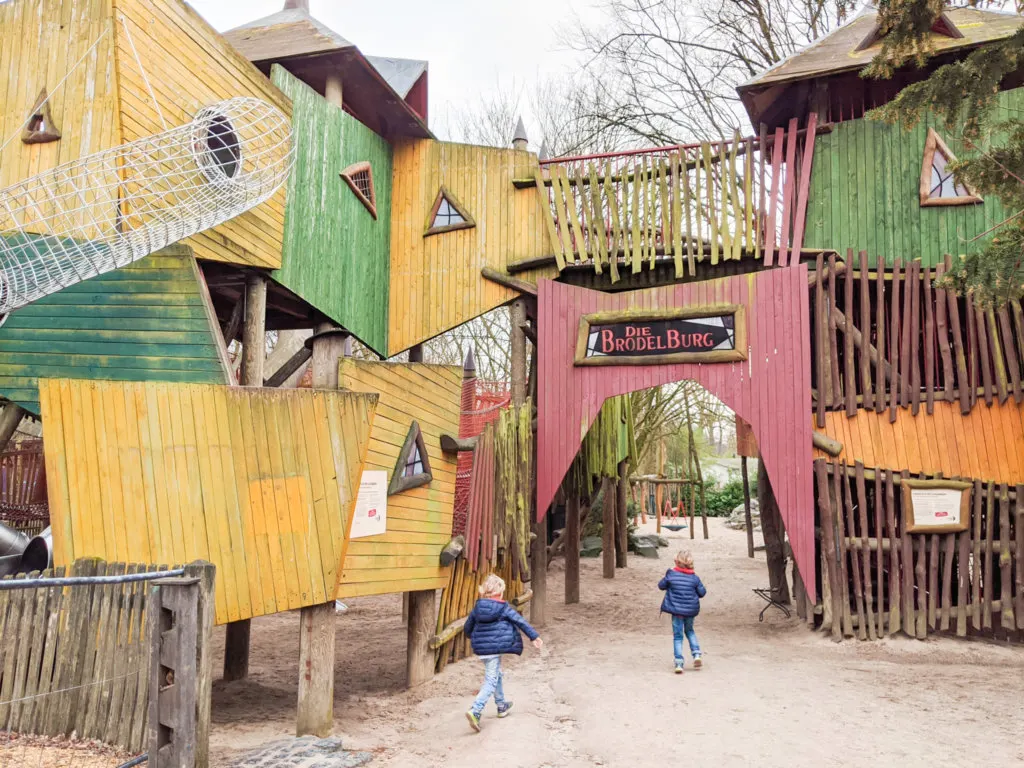 adventure playground at Hannover Zoo