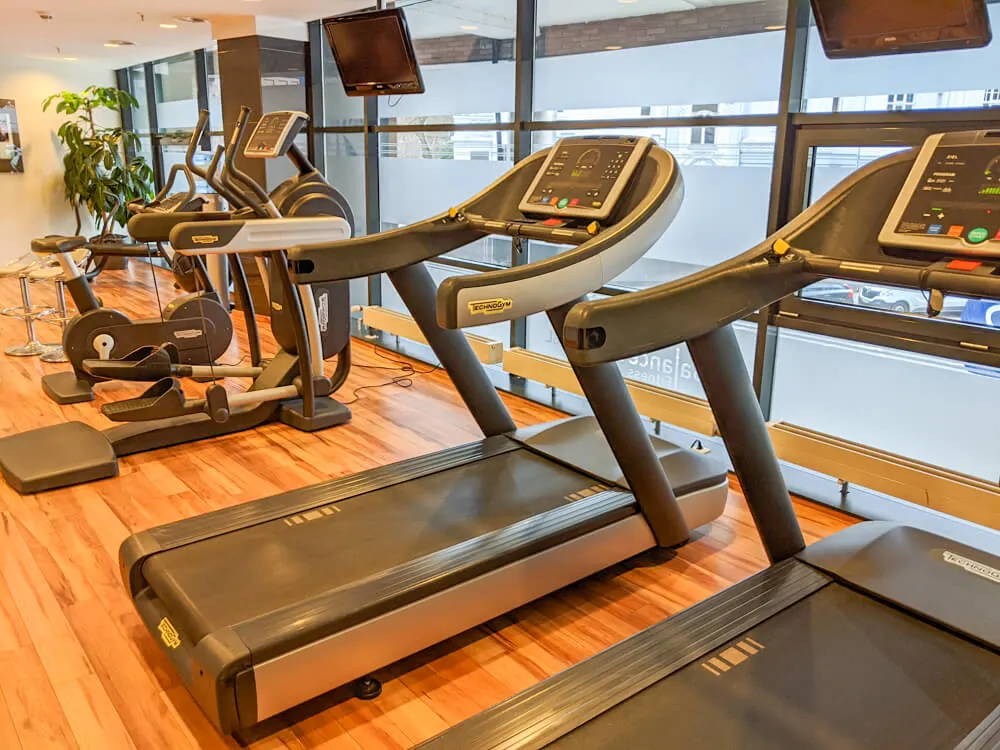 fitness centre at Novotel Hannover