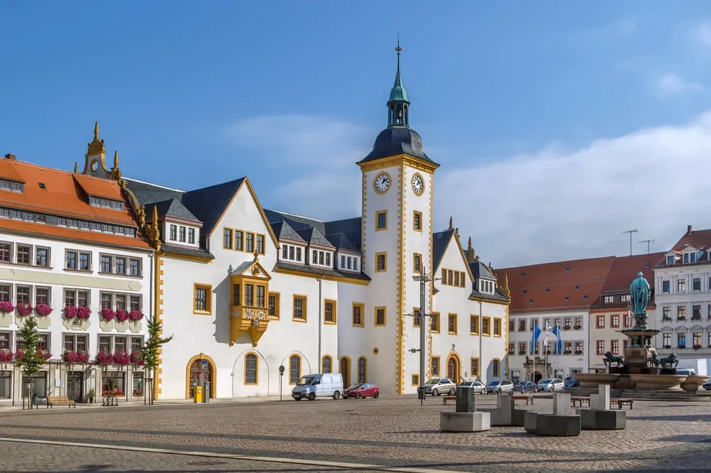 Freiberg town hall, Germany