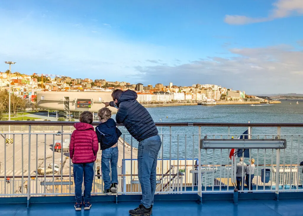 Leaving Santander on Brittany Ferries