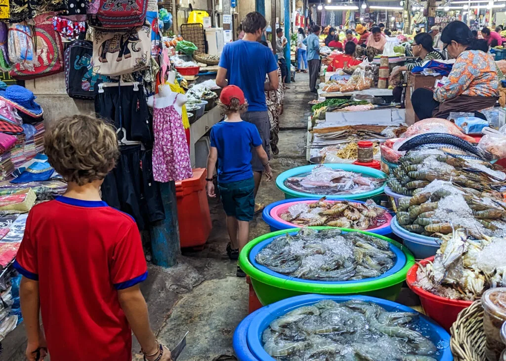 markets in Siem Reap