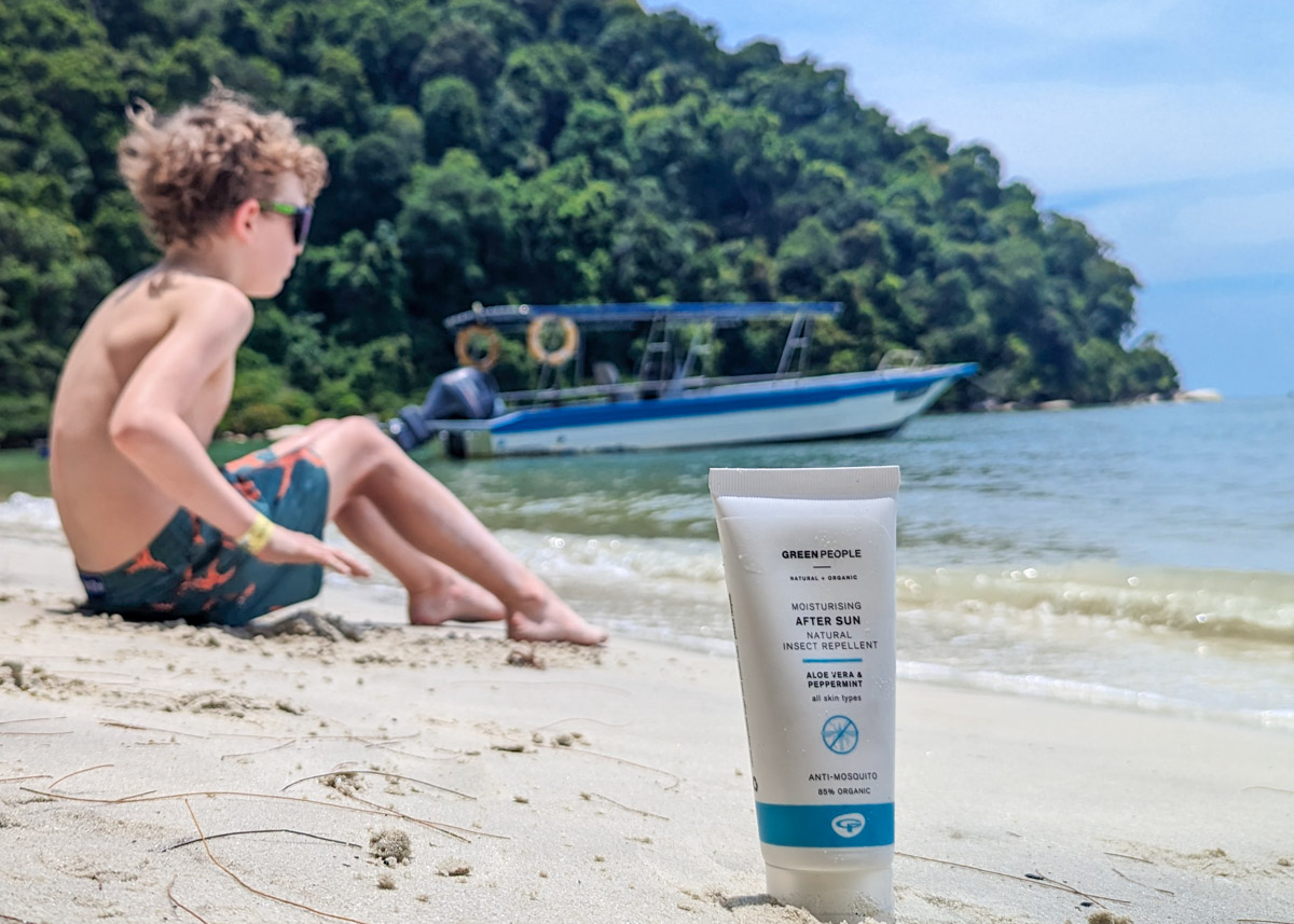 Green People after sun with natural insect repellent