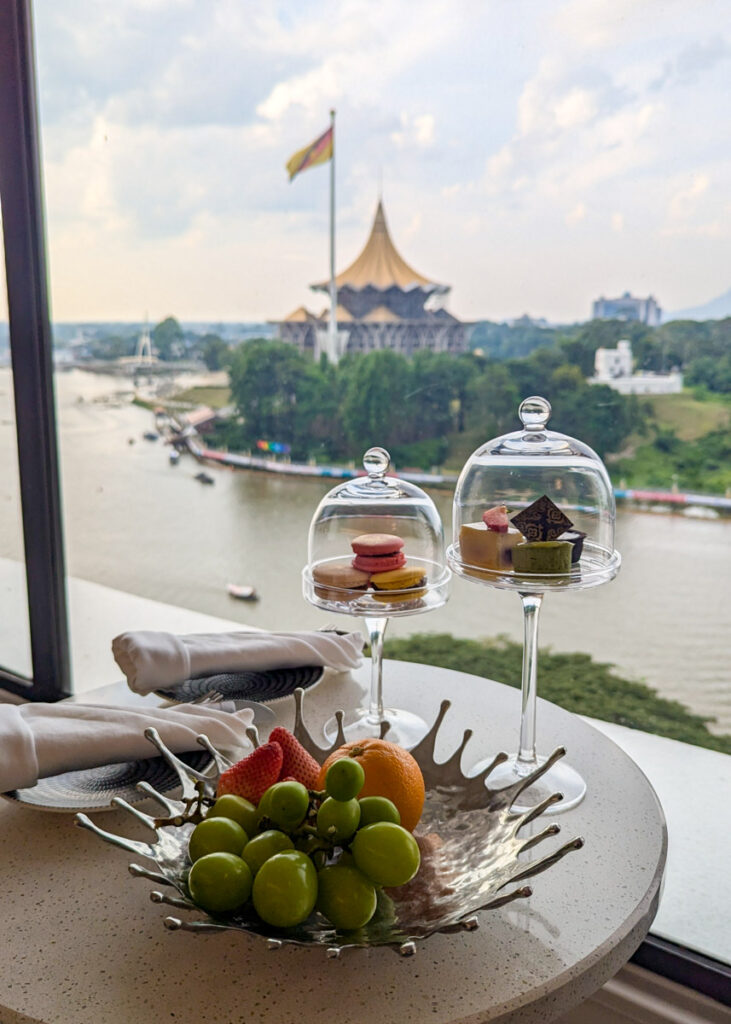 View over the river from Hilton Kuching