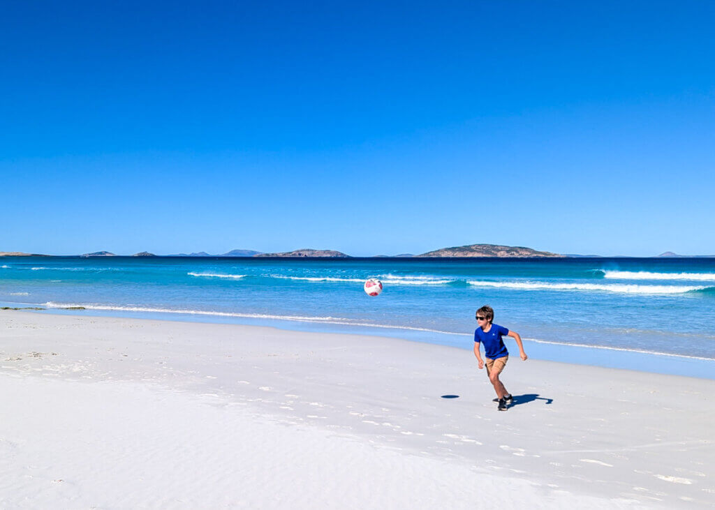 Esperance with kids